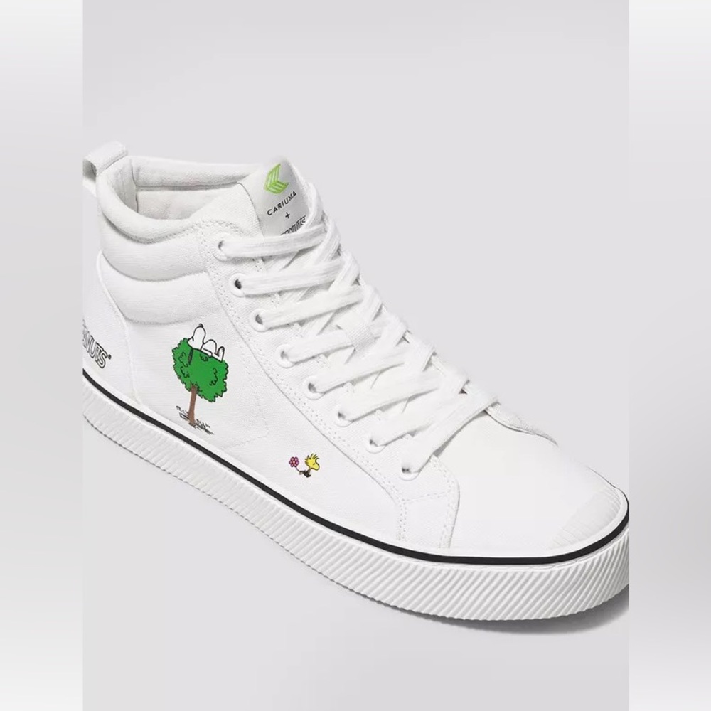 NIB CARIUMA OCA Peanuts Earth off white Canvas Sneakers